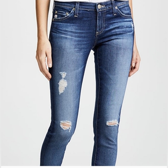 7. AG The Legging Ankle Distressed Skinny Jeans sz30R - Picture 15 of 15